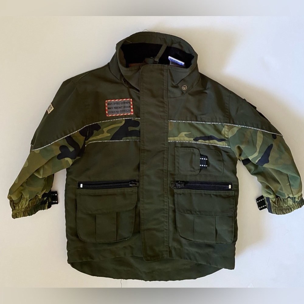Fall Jacket 18 Months toddler Army Green Camo Jacket Coat